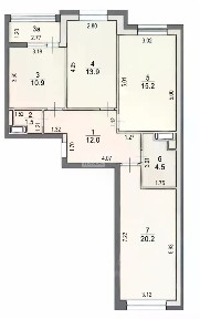 Продается 3-комн. квартира, 78,2 м²