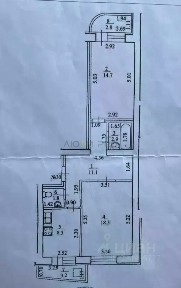 Продается 2-комн. квартира, 57,1 м²