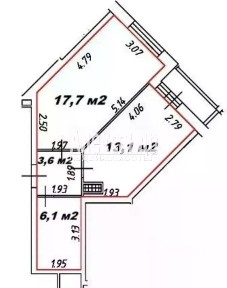 Продается 1-комн. квартира, 40,5 м²