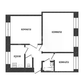 Продается 3-комн. квартира, 75,1 м²
