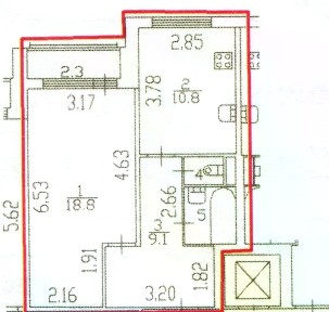 Продается 1-комн. квартира, 42,3 м²