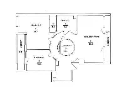 Продается 3-комн. квартира, 123,7 м²