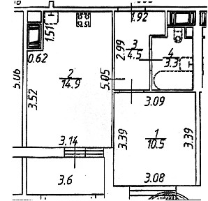 Продается 1-комн. квартира, 33,2 м²