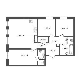 Продается 3-комн. квартира, 93,2 м²
