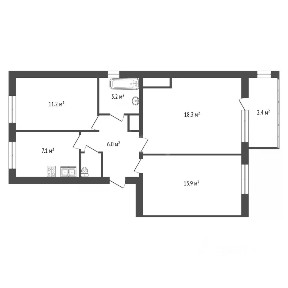 Продается 3-комн. квартира, 60,5 м²