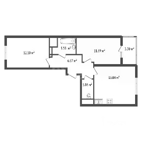 Продается 2-комн. квартира, 52 м²