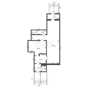 Продается помещение свободного назначения, 57,5 м²