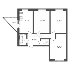 Продается 3-комн. квартира, 120,4 м²