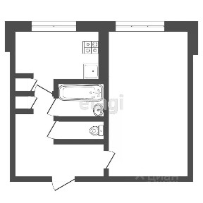 Продается 1-комн. квартира, 32,8 м²