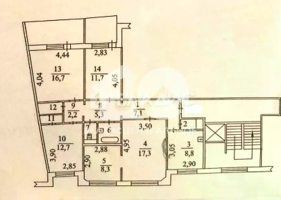 Продается 5-комн. квартира, 98 м²