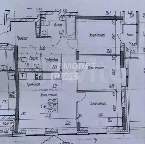 Продается 4-комн. квартира, 76,4 м²