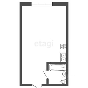 Продается 1-комн. квартира, 19,4 м²