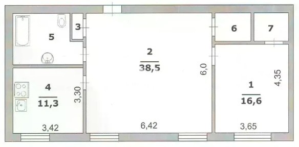 Продается 2-комн. квартира, 79 м²