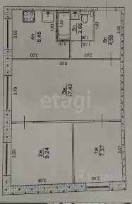 Продается 3-комн. квартира, 49,1 м²