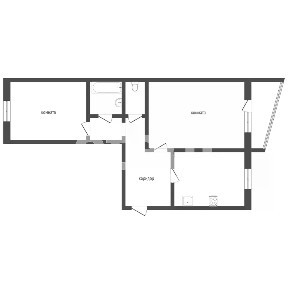 Продается 2-комн. квартира, 52,1 м²