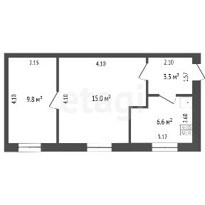 Продается 2-комн. квартира, 44,1 м²