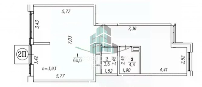 Продается помещение свободного назначения, 74,2 м²