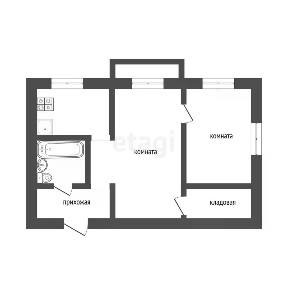 Продается 2-комн. квартира, 42,9 м²