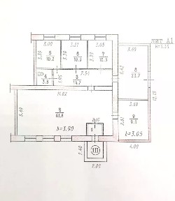 Продается помещение свободного назначения, 114,3 м²
