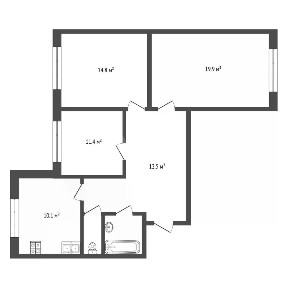 Продается 3-комн. квартира, 80 м²