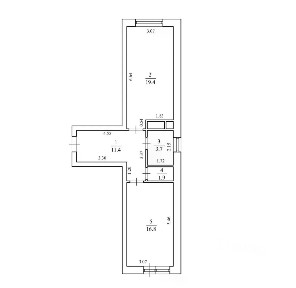 Продается 1-комн. квартира, 53,2 м²