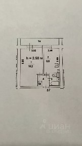 Продается 1-комн. квартира, 34,7 м²