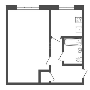 Продается 1-комн. квартира, 45,8 м²