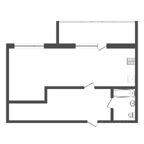 Продается студия, 28 м²
