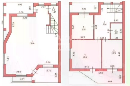 Продается 2-этажный таунхаус, 150 м²