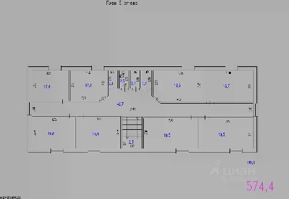 Сдается помещение свободного назначения, 862 м²