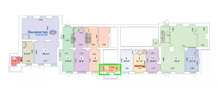 Сдается торговая площадь, 11,3 м²