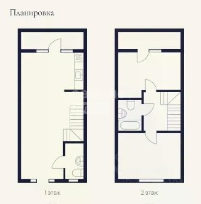 Продается 2-этажный таунхаус, 109,4 м²