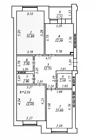 Продается 3-комн. квартира, 77,5 м²