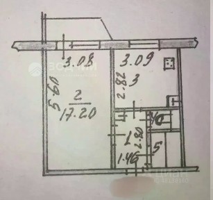 Продается 1-комн. квартира, 33,5 м²
