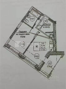 Продается 1-комн. квартира, 39,03 м²