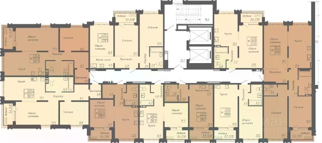 Продается квартира свободной планировки, 26,8 м²