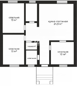 Продается 1-этажный дом, 87,4 м²
