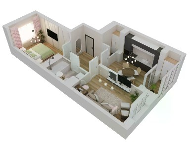 Продается 2-комн. квартира, 58,3 м²