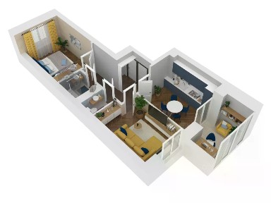 Продается 2-комн. квартира, 53,77 м²