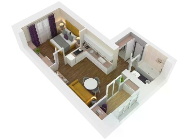 Продается 1-комн. квартира, 46,25 м²