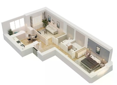 Продается 2-комн. квартира, 49,52 м²