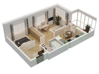 Продается 2-комн. квартира, 52,3 м²
