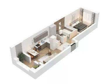Продается 1-комн. квартира, 41,15 м²