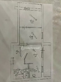 Продается 2-комн. квартира, 54,9 м²