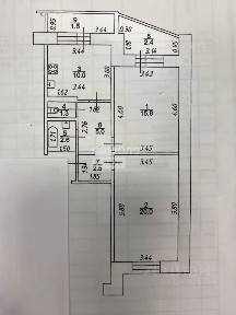 Продается 2-комн. квартира, 57,2 м²