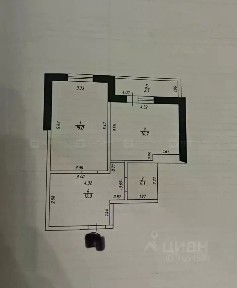 Продается 1-комн. квартира, 49,1 м²