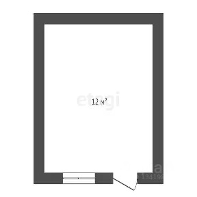 Продается 1-этажный дом, 12 м²