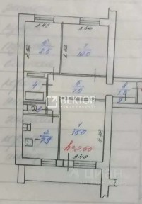 Продается 3-комн. квартира, 60 м²