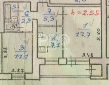 Продается 2-комн. квартира, 50 м²
