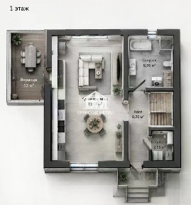 Продается 2-этажный коттедж, 132 м²